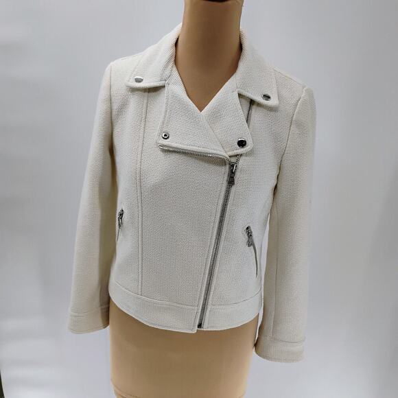 Ann Taylor Moto Jacket Size 4 - Picture 9 of 16
